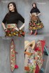 batik amarillis's folklore obi belt