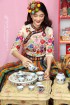 batik amarillis's joyluck blouse-PO