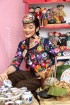 batik amarillis's joyluck blouse-PO