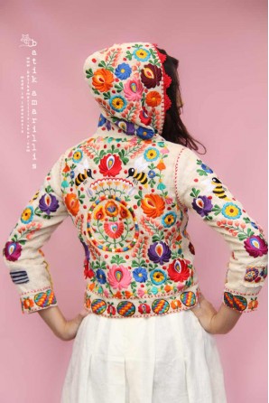 batik amarillis's petit bon bon hoodie jacket-PO