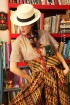 batik amarillis's uno top
