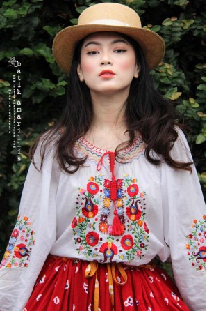 batik amarillis's hajnalka blouse-Ready stock