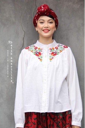 batik amarillis's belle blouse-PO