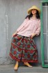 batik amarillis's madeline blouse