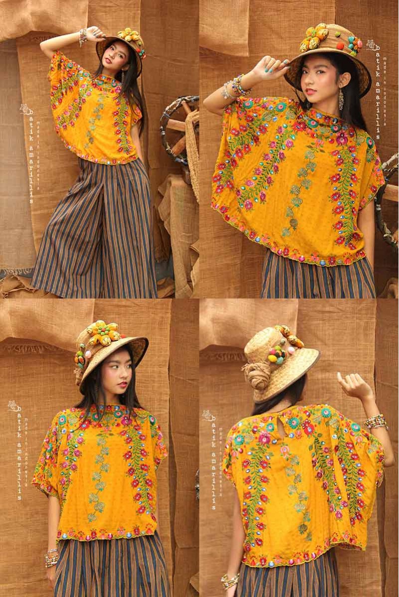 Batik Amarillis S Breezy Blouse Po Batik Amarillis