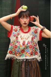 batik amarillis's hajnalka blouse-PO