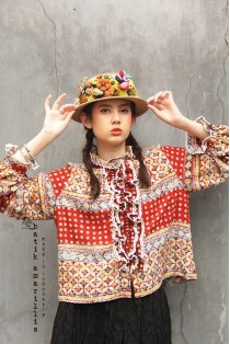 batik amarillis's amarillissima X blouse-PO