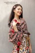 batik amarillis's blooming forever scarf