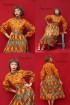 batik amarillis's la romain  dress-PO