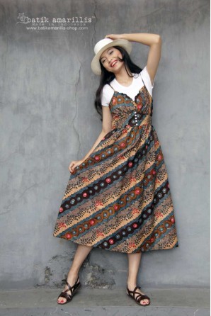 batik amarillis's bronte slip dress-PO