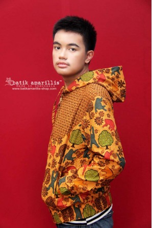 batik amarillis's girl meets boy jacket 4-PO