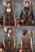 batik amarillis's apsara long jacket-PO