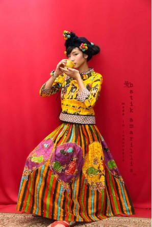 batik amarillis's joyluck jacket 