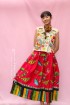 batik amarillis's traveller skirt