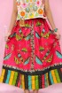batik amarillis's traveller skirt