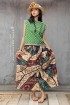 batik amarillis's traveller skirt