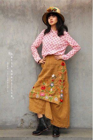 batik amarillis's edge skirt-PO