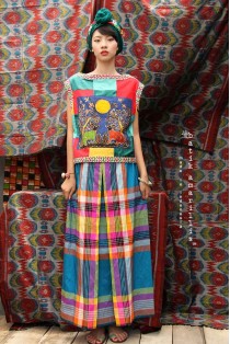batik amarillis's angin mamiri skirt