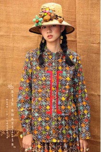 batik amarillis's uno shirt 2-PO