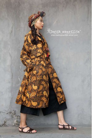 batik amarillis’s fraiche trenchie-PO