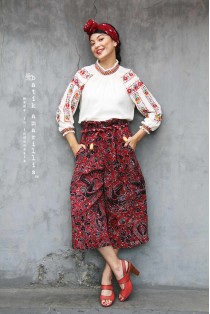 batik amarillis's zairai pants