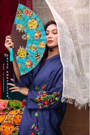 batik amarillis's kipas