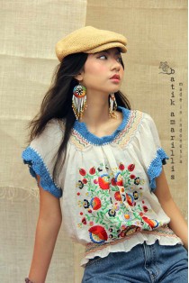 batik amarillis's hajnalka blouse-PO