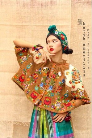 batik amarillis's tsubaki jacket-PO