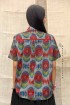 batik amarillis's uno top