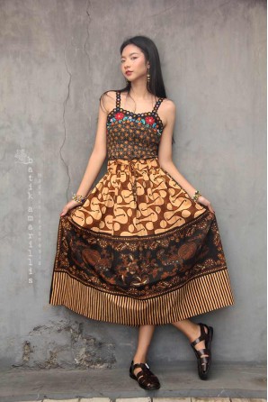 batik amarillis's traveller skirt-PO