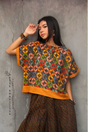 batik amarillis's in my pocket top