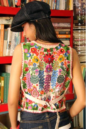 batik amarillis's ride on time vest-PO