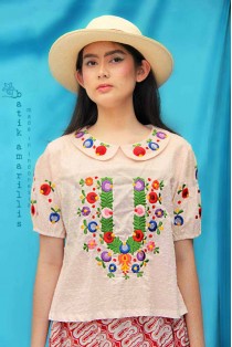 batik amarillis's petit bon bon blouse-PO