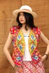 batik amarillis's birth day vest 8-PO