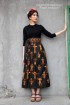 batik amarillis's primavera wrap skirt-PO