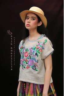 batik amarillis's breezy blouse 3-PO