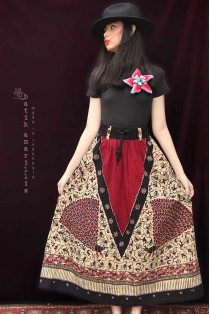 batik amarillis's V for vreedom skirt-PO