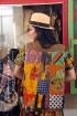 batik amarillis's uno top