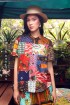 batik amarillis's uno top