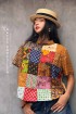 batik amarillis's uno top