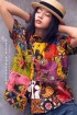 batik amarillis's uno top