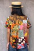 batik amarillis's uno top