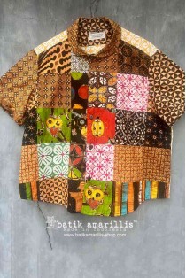 batik amarillis's uno top