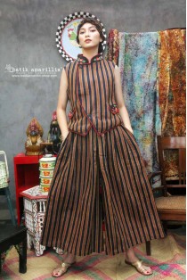 batik amarillis's warrior pants 2-PO