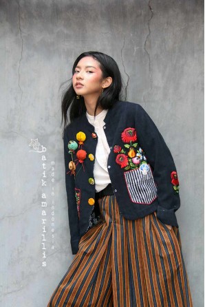 batik amarillis's japonica jacket-PO