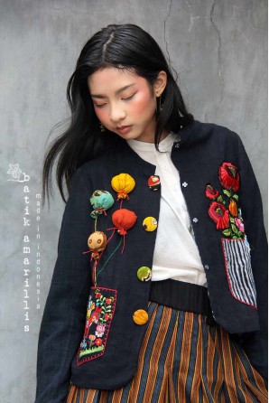 batik amarillis's japonica jacket-PO
