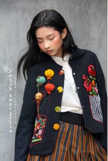 batik amarillis's japonica jacket-PO