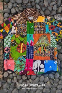 batik amarillis's uno top
