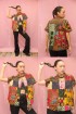 batik amarillis's uno top