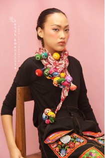 batik amarillis's mini BLT shawl